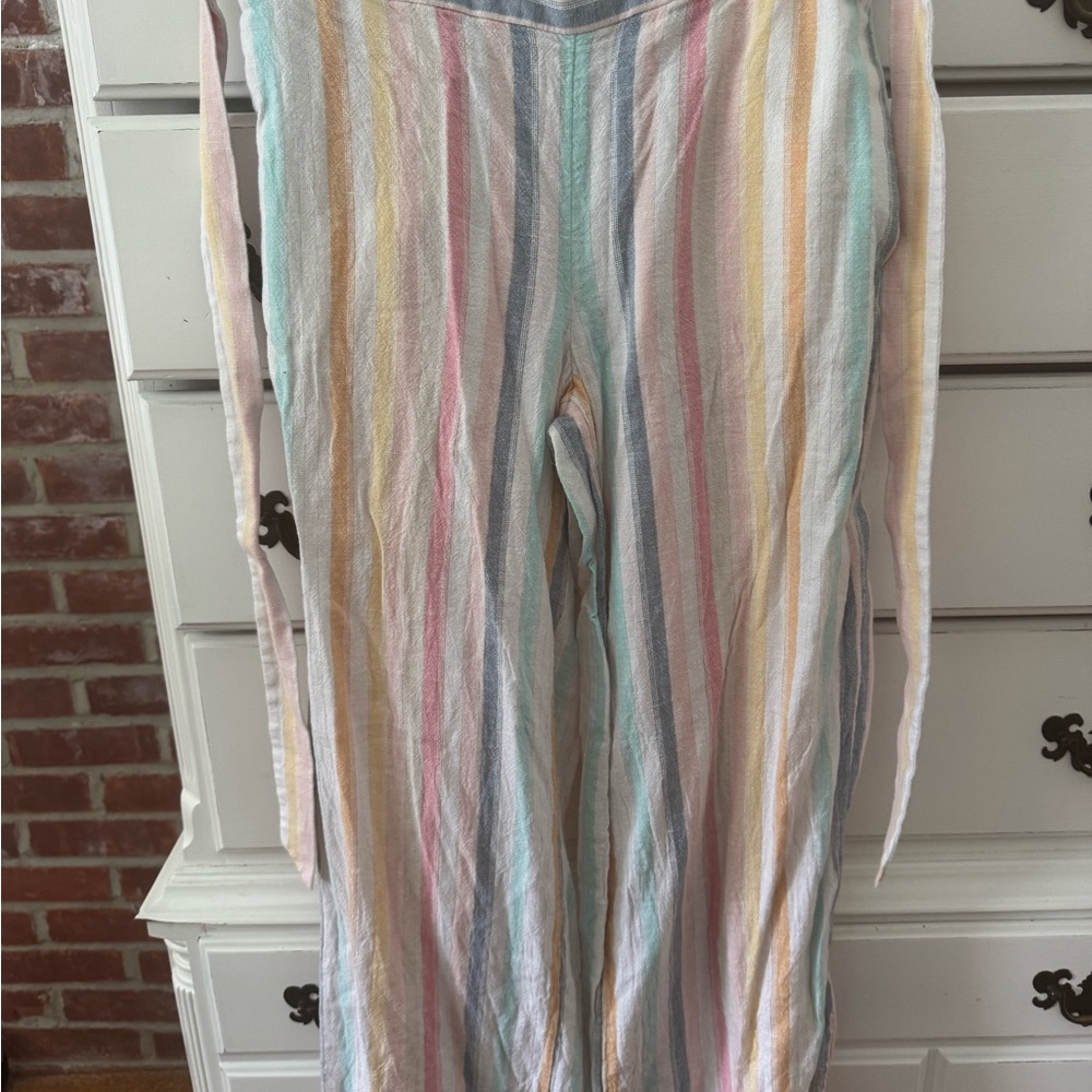 LOFT Multicolor Striped pants